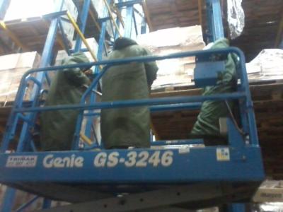 Contagem de estoque em armazem