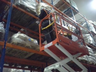 Contagem de estoque em armazem