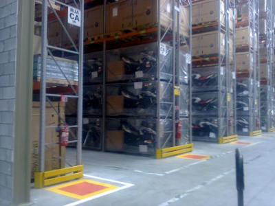 Contagem de estoque em armazem