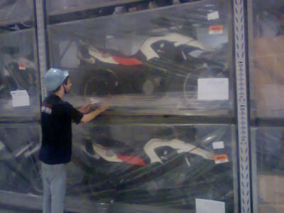 Contagem de estoque em armazem