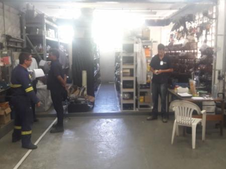 Contagem de estoque em armazem