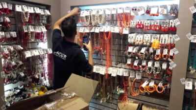 contagem estoque bijuteria