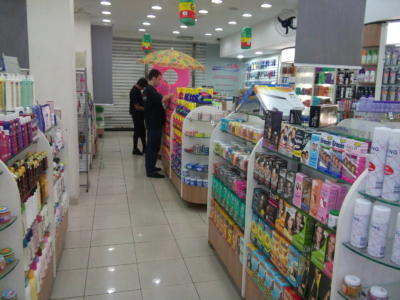 contagem de estoque em perfumaria