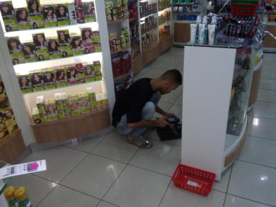 contagem de estoque em perfumaria