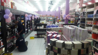contagem de estoque em perfumaria