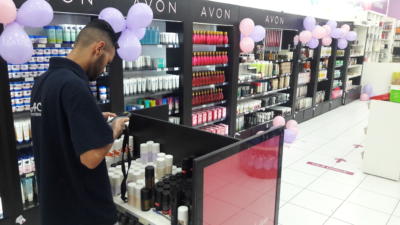 contagem de estoque em perfumaria