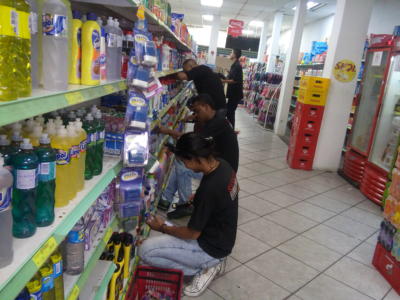 contagem de estoque em mercados