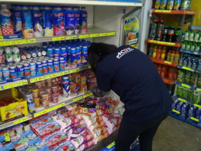 contagem de estoque em mercados