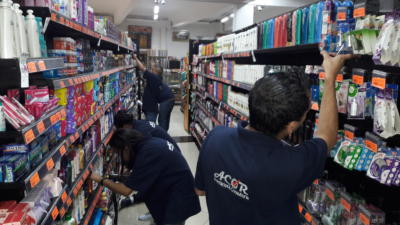 contagem de estoque em mercados