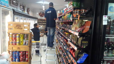 contagem de estoque em mercados