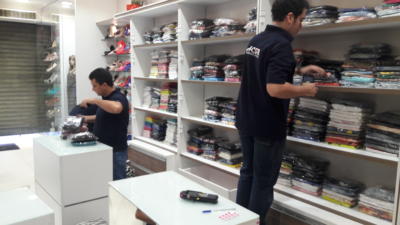 contagem de estoque roupas