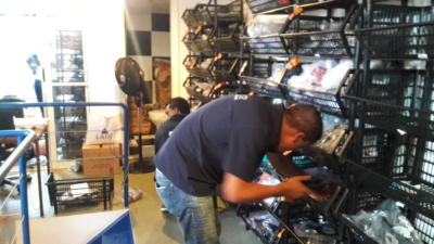 contagem de estoque roupas